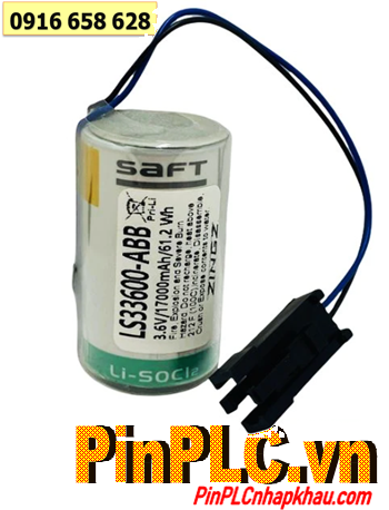 LS33600-ABB, Pin nuôi nguồn ABB Robotics LS33600-ABB Lithium 3.6v chính hãng _Xuất xứ PHÁP 